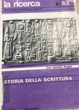 STORIA DELLA SCRITTURA